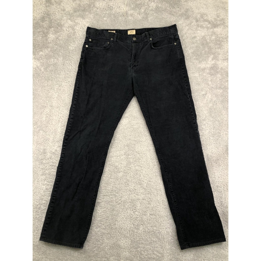 J Crew Pants Mens 36x30 (Tag 36x32) Corduroy 770 Straight Blue